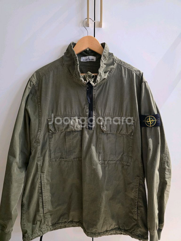 스톤아일랜드 19FW 올드이펙트 박서준 아노락 카키 [L]--0