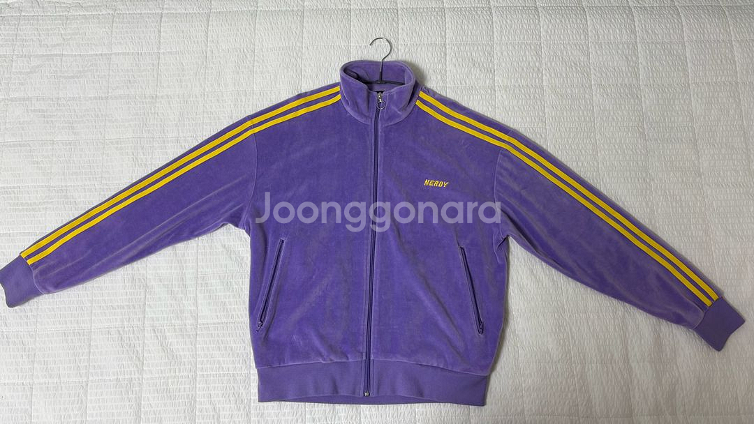 [할인 특가] 널디 벨벳 트랙탑(퍼플)--0