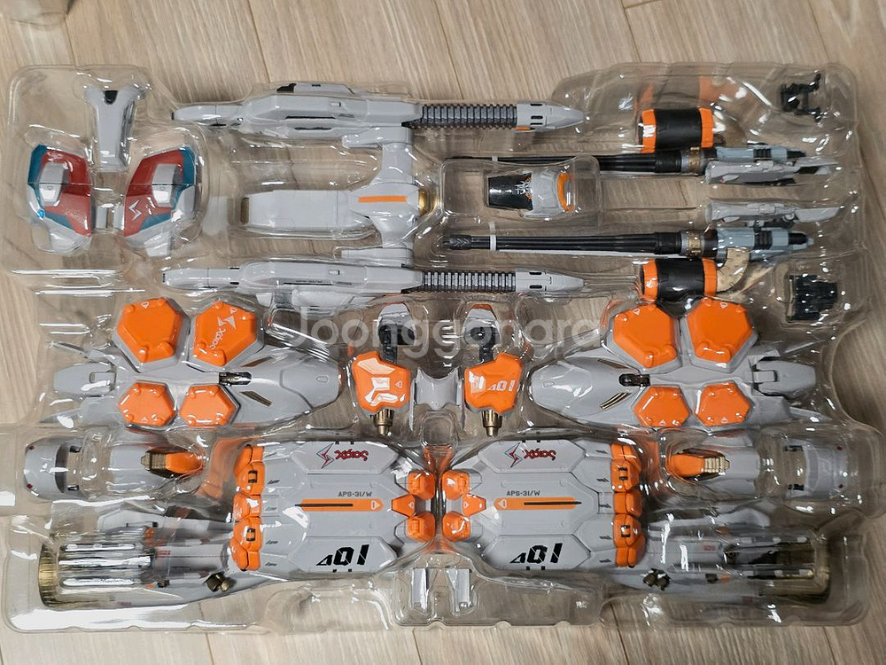 DX초합금 마크로스델타 VF-31E 척머스탱기+아머드파츠 일괄--8