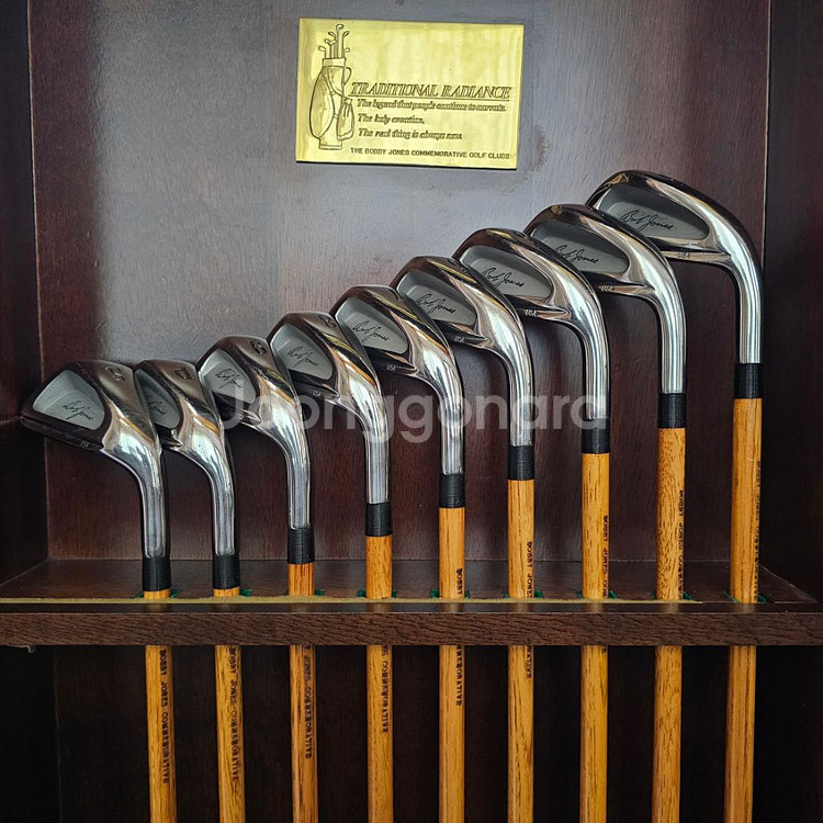 한정판 캘러웨이 바비존스 히코리 샤프트 풀셑 황동퍼터--3