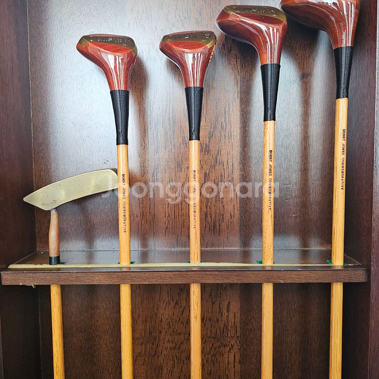 한정판 캘러웨이 바비존스 히코리 샤프트 풀셑 황동퍼터--5