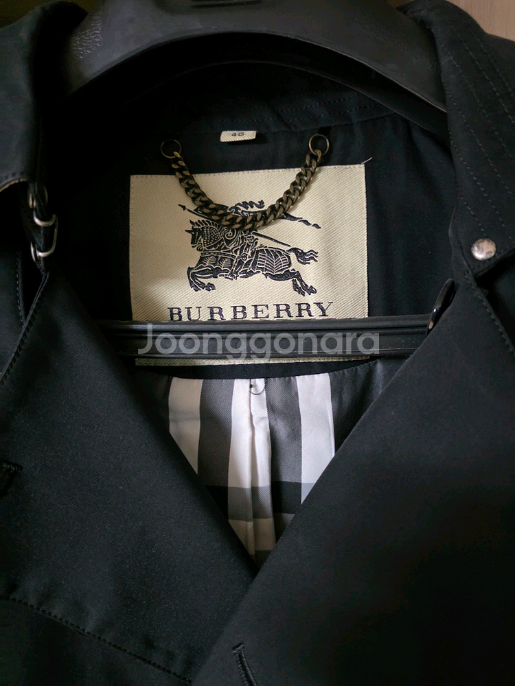 버버리 남성 트렌치 코트--0