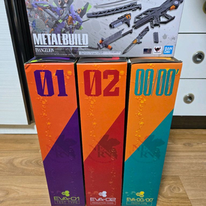 메탈빌드 에반게리온 3종+무기 옵션셋