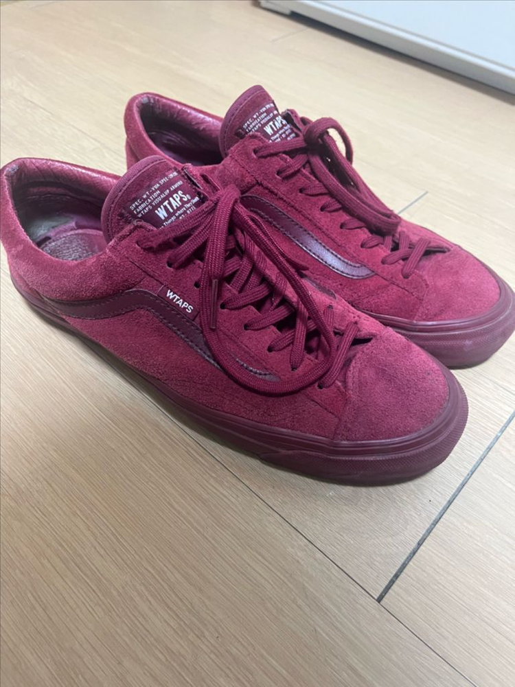 [270]반스 더블탭스 스타일36 버건디--1