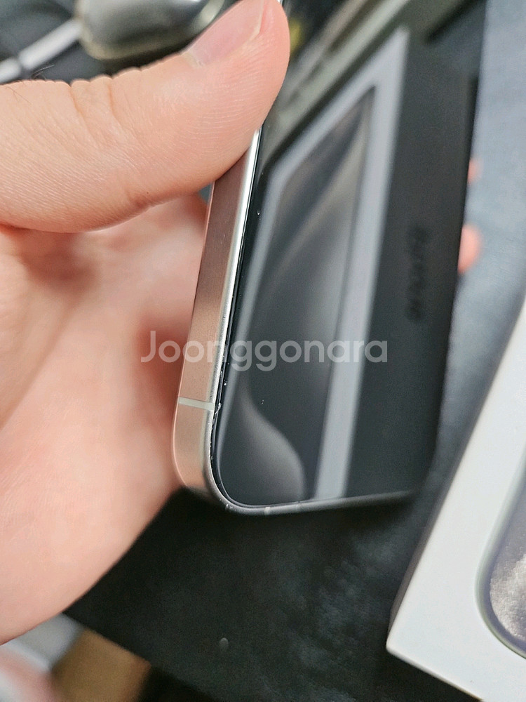 (마지막가격)아이폰 15 프로맥스 512 배터리90% 애케플X--12