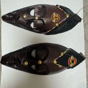 아프리카 케냐 마사이족 가면 장식