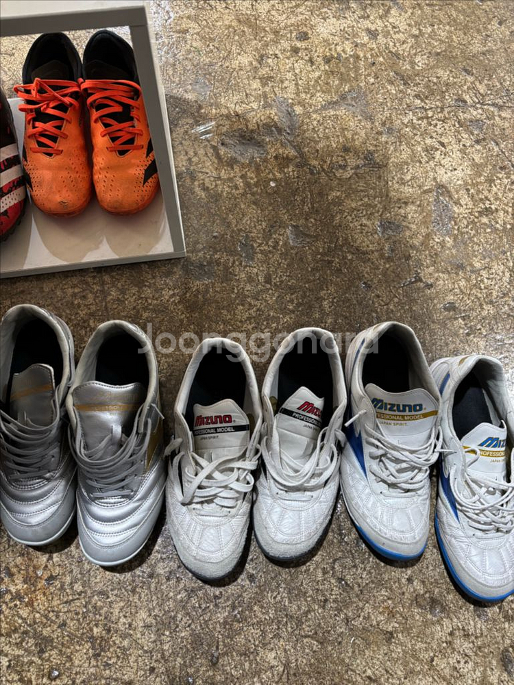 미즈노 풋살화 260 일괄 또는 개별--0