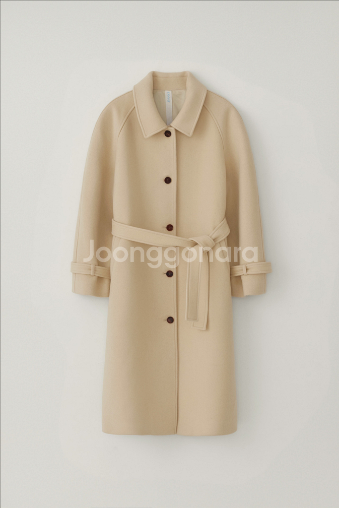 타낫 래글런 캐시미어 롱코트 아이보리--3