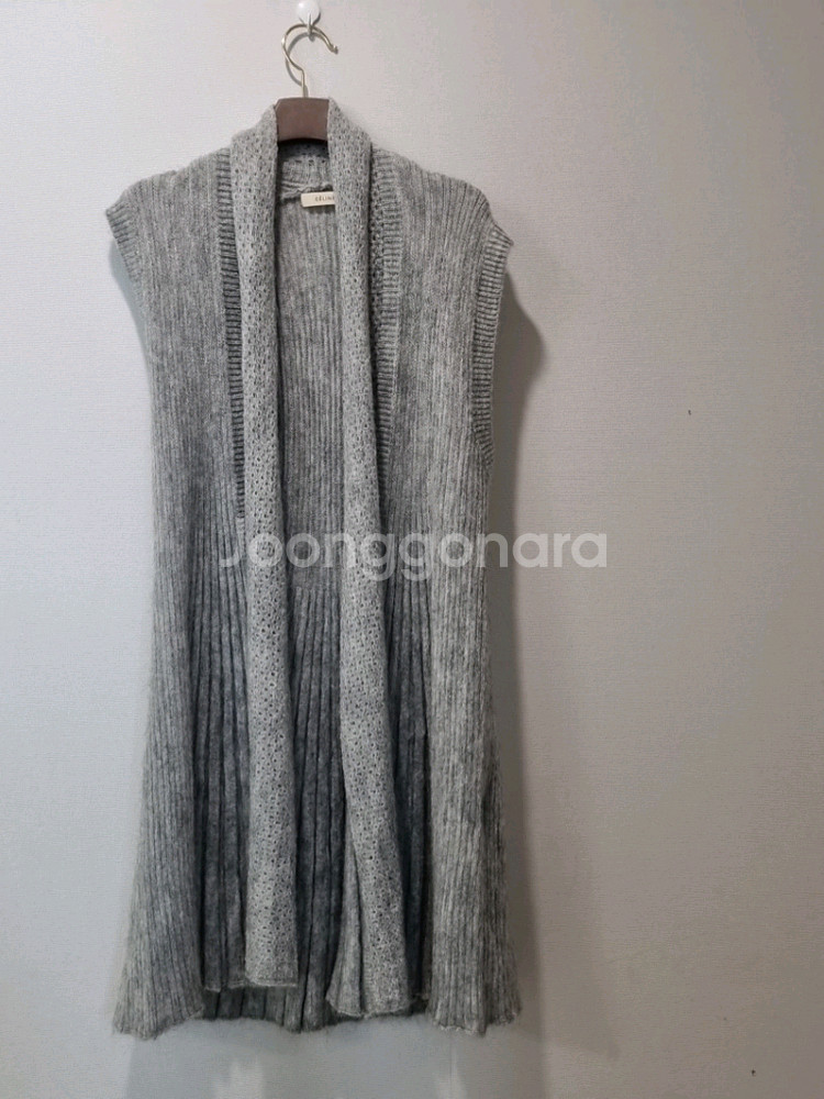 CELINE 셀린 모헤어 롱 베스트 (이탈리아제)--3