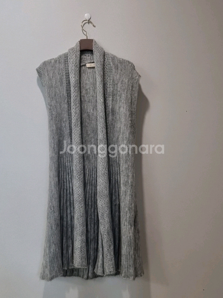 CELINE 셀린 모헤어 롱 베스트 (이탈리아제)--1