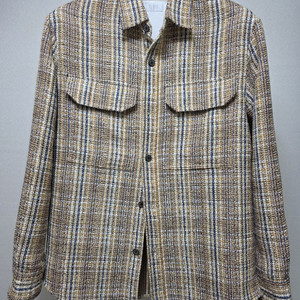 타임 트위드 셔츠 자켓 정품