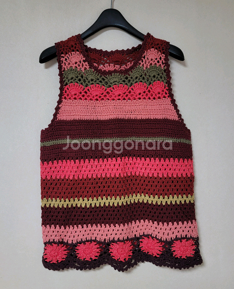 뜨개 베스트 니트 조끼 모리걸 st--0