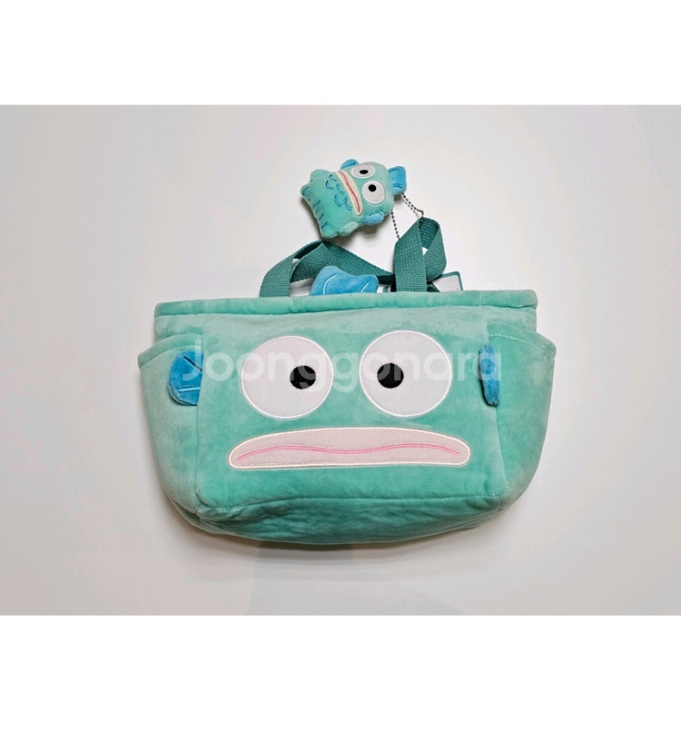 산리오 한교동 털 토트백+키링 한교동--1