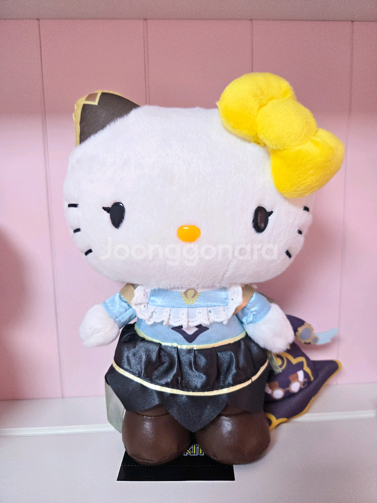 산리오 고전 속눈썹키티 콜라보Puzzle&Dragons인형 판매--0