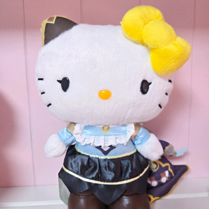 산리오 고전 속눈썹키티 콜라보Puzzle&Dragons인형 판매