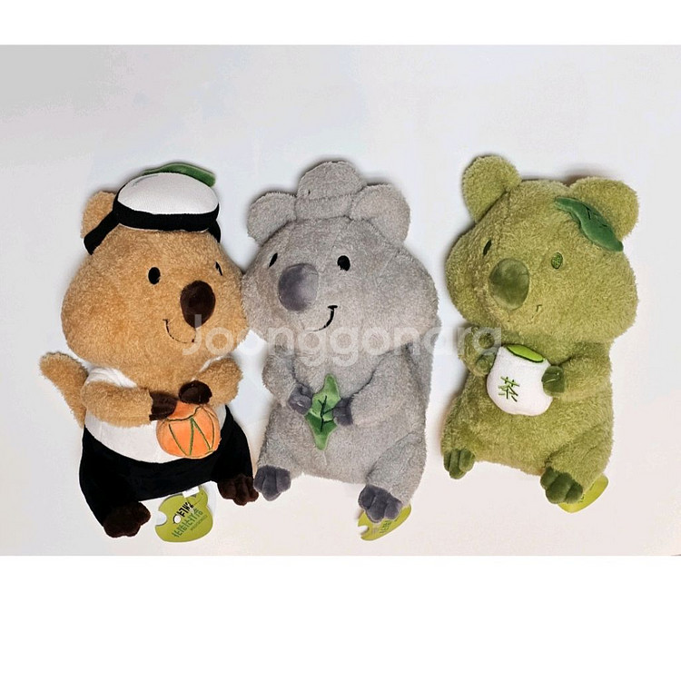 제주도 쿼카 인형 3종--0