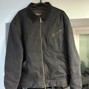 캐피탈 데님 본 라이닝 리버시블 워크 자켓 흑청 블랙 2사이즈