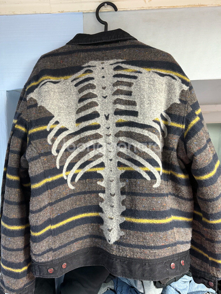 캐피탈 데님 본 라이닝 리버시블 워크 자켓 흑청 블랙 2사이즈--3