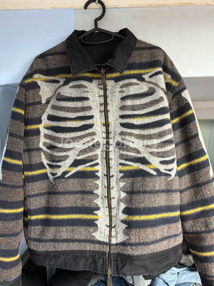 캐피탈 데님 본 라이닝 리버시블 워크 자켓 흑청 블랙 2사이즈--2