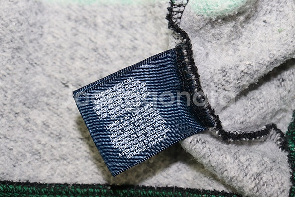 (95)1236. 폴로/그린블랙단가라 기모후드집업자켓--7