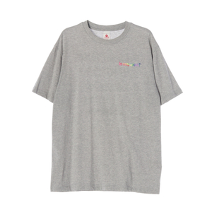 [L]르꼬끄 멜란지그레이 로고 레터리 프린팅 반팔 티셔츠