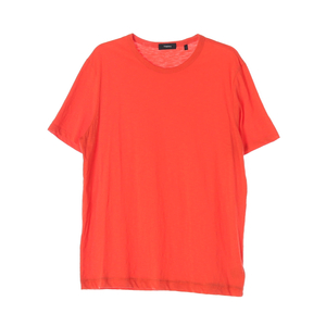 [L]띠어리 오렌지 오버핏 코튼 반팔 티셔츠