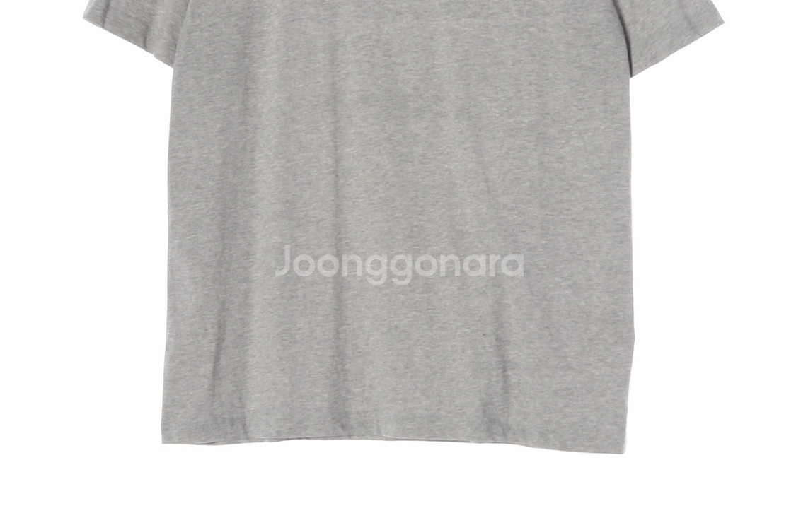 [L]르꼬끄 멜란지그레이 로고 레터리 프린팅 반팔 티셔츠--2