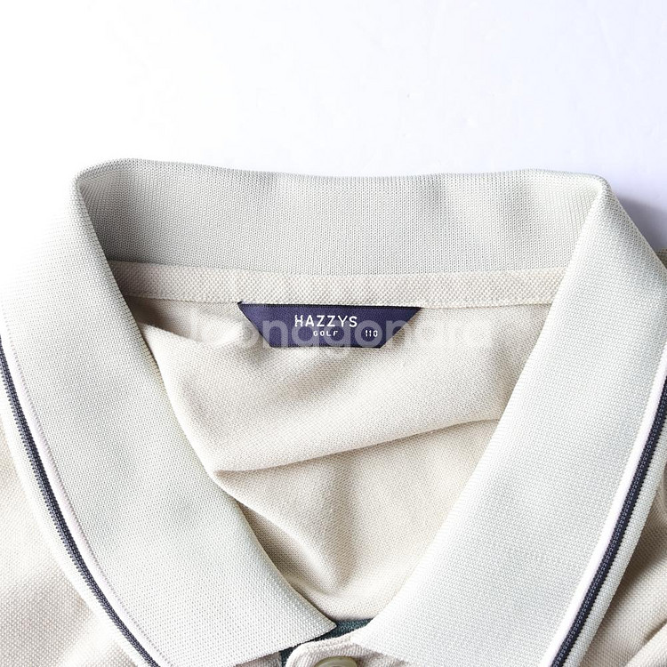 [XXL]헤지스 로고 반팔 카라티 코튼 폴로 티셔츠--4