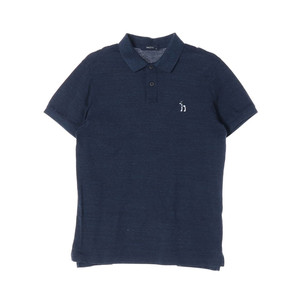 [M]헤지스 네이비 보카시 반팔 카라티 PK 폴로 티셔츠