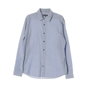 [M]알레그리 스카이블루 버티컬 스트라이프 긴팔 셔츠