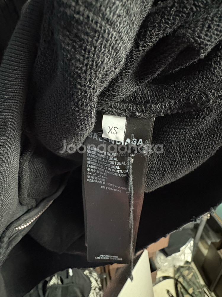 23SUMMER 발렌시아가 머드쇼 레귤러핏 후드집업 쇼피스 XS--2