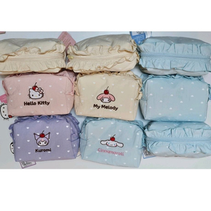 산리오 캐릭터 프릴 파우치