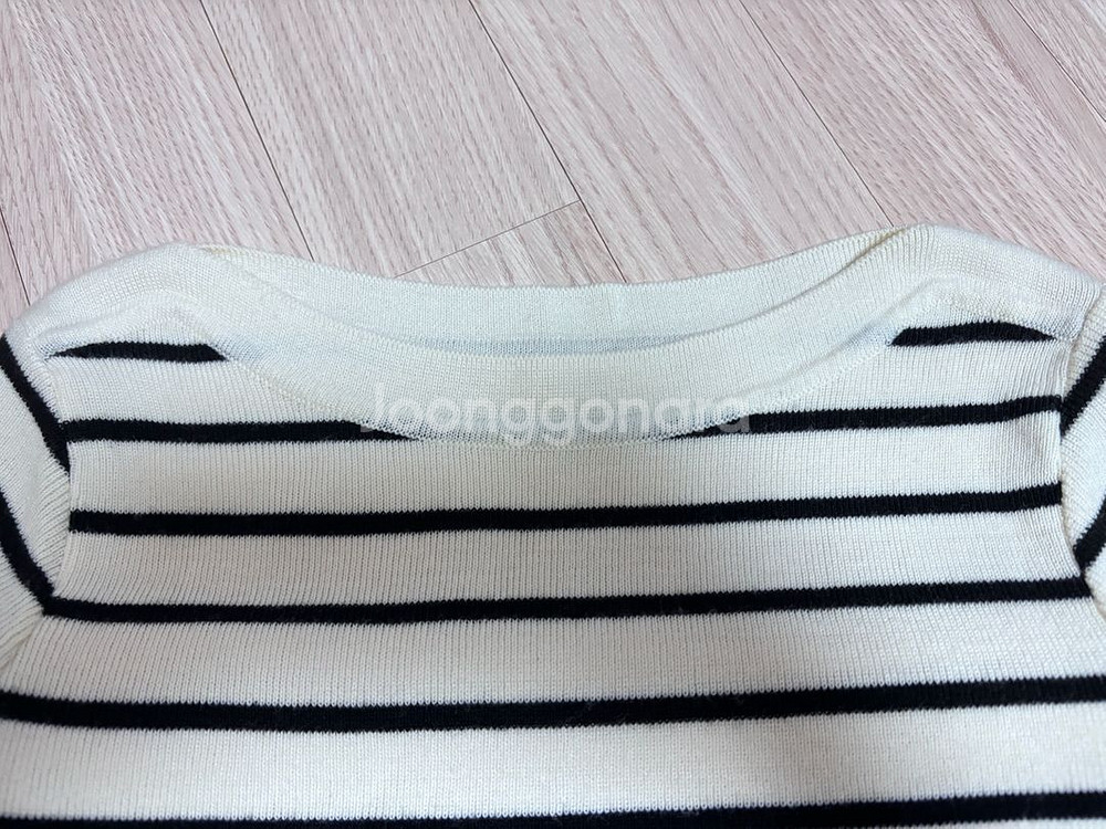 라이크유 스트라이프 니트--1