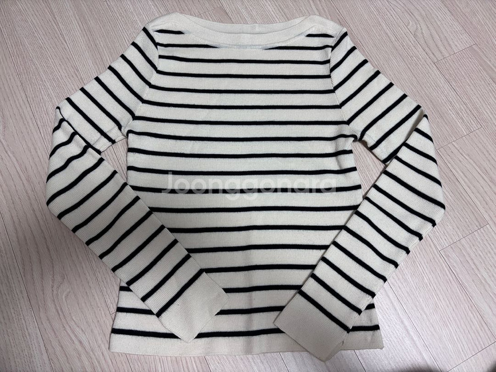 라이크유 스트라이프 니트--0