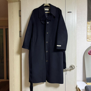 시스터후드 울100 핸드메이드 롱코트