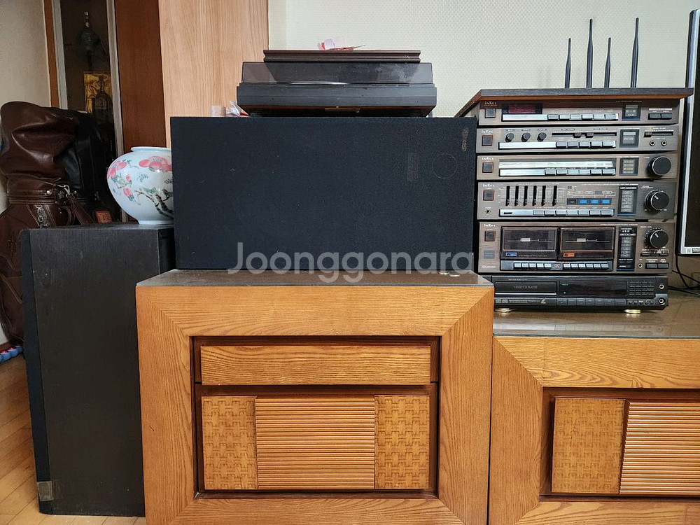 인켈Inkel 전축 세트 + 마샬Marshall 스피커--1