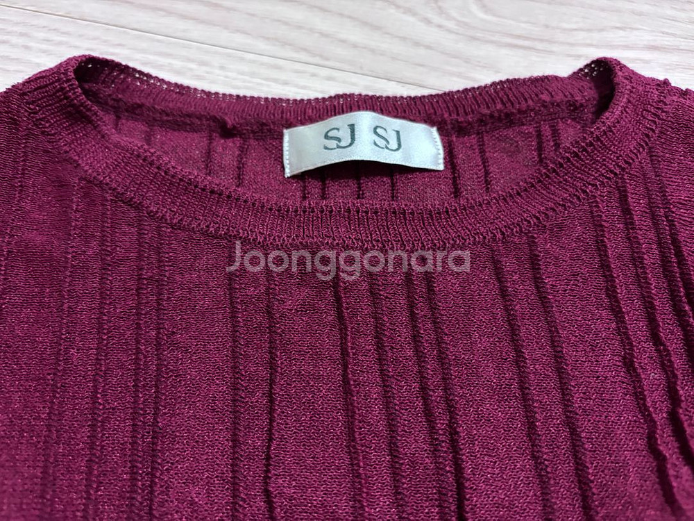 SJSJ 반팔 니트--2