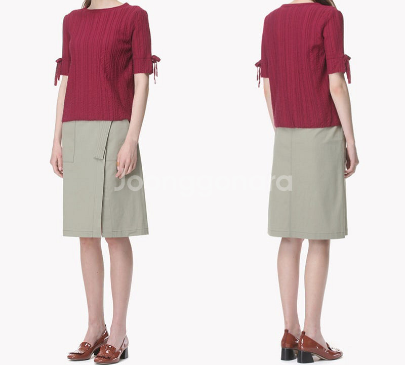 SJSJ 반팔 니트--1