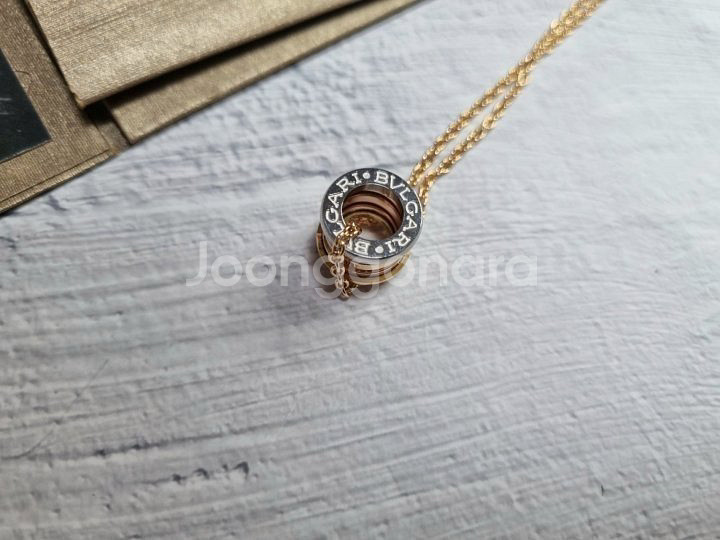 불가리 비제로원 체인 목걸이--4