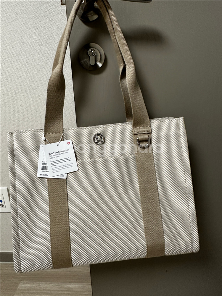 룰루레몬 투톤 캔버스 백 10L--2