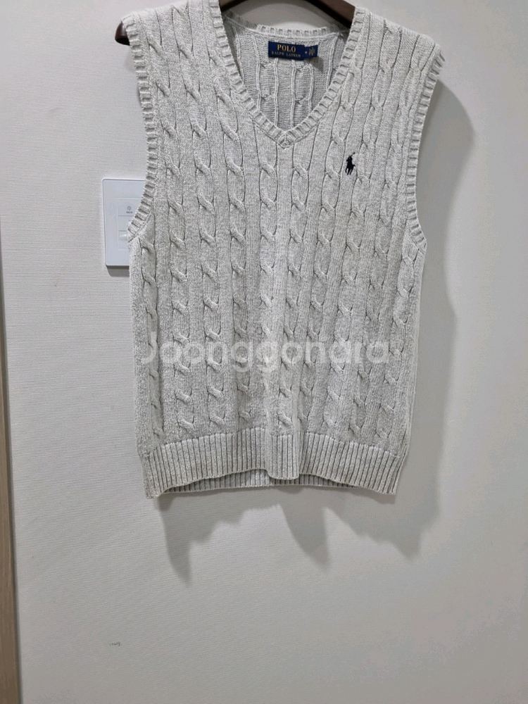폴로 랄프로렌 케이블 니트 조끼 베스트--2