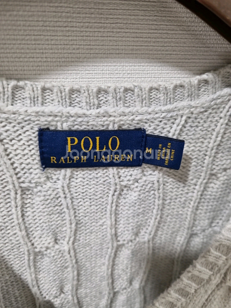 폴로 랄프로렌 케이블 니트 조끼 베스트--3