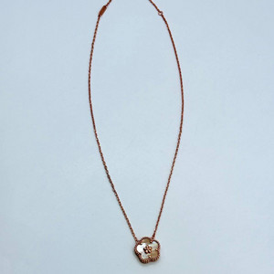 반클리프 로즈골드 체인 목걸이