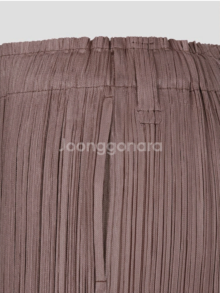 이세이미야케 플리츠플리즈 바지 시커 바텀2 팬츠 브라운 4사이즈--2