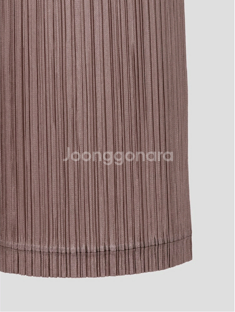 이세이미야케 플리츠플리즈 바지 시커 바텀2 팬츠 브라운 4사이즈--3