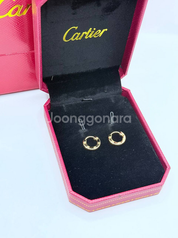 까르띠에 다무르 귀걸이--3