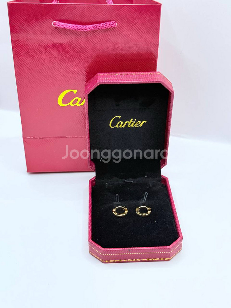까르띠에 다무르 귀걸이--0