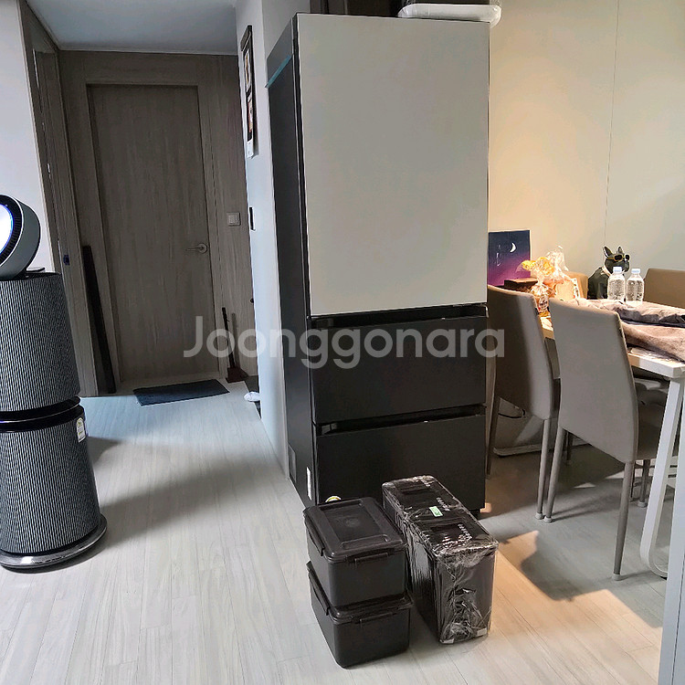 삼성 비스포크 김치플러스 냉장고 3도어 313L--1