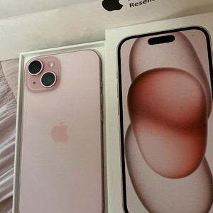 아이폰15 자급제 새제품 (단순개봉) 핑크 128GB