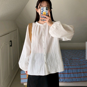 플리츠 블라우스